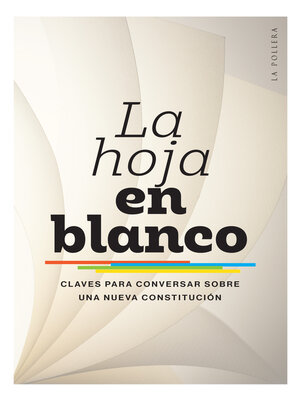 cover image of La hoja en blanco